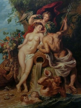 Peter Paul Rubens &ndash; &ldquo;Der Bund von Erde und Wasser&rdquo; Gem&auml;lde